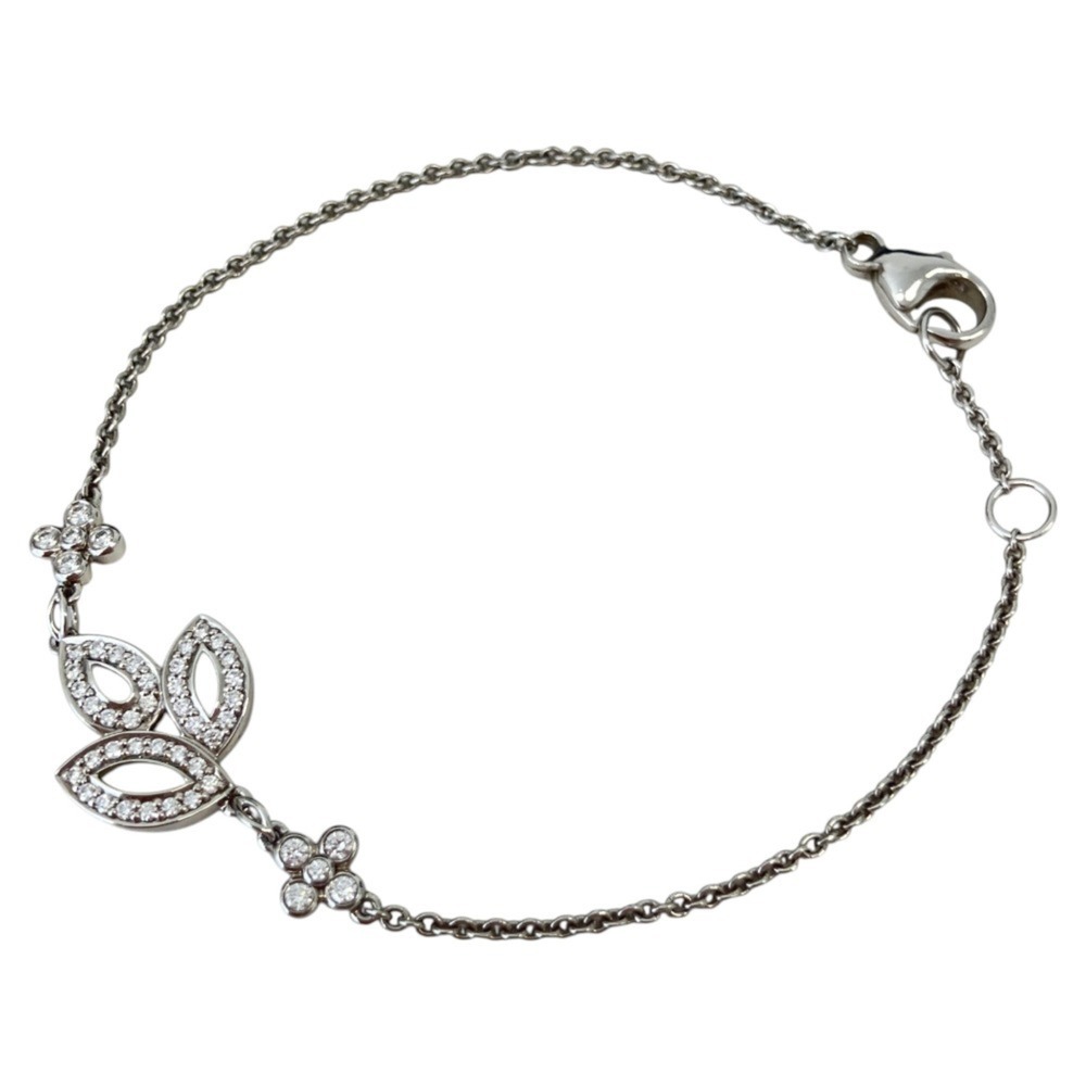 Harry Winston Lily Cluster Mini Bracelet, Pt950 Platinum with Diamonds, for W...